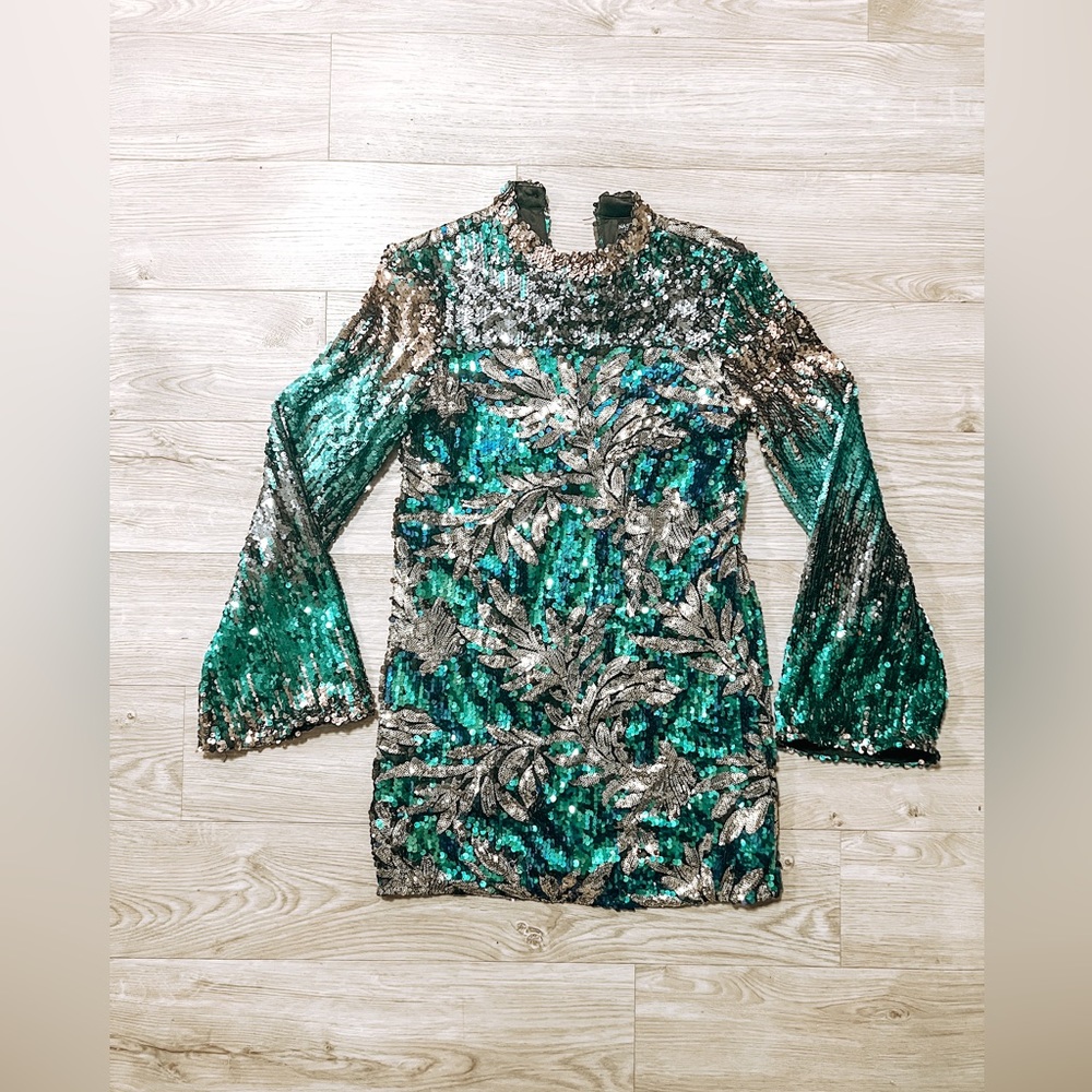 Sequin Luxe Bohomian Cocktail Dress